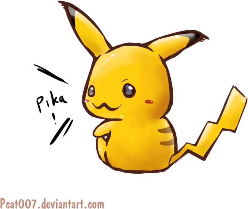 Chibi Pikachu By Pcat007 Chibi Pikachu By Pcat007 - Cartoon (1024x853)