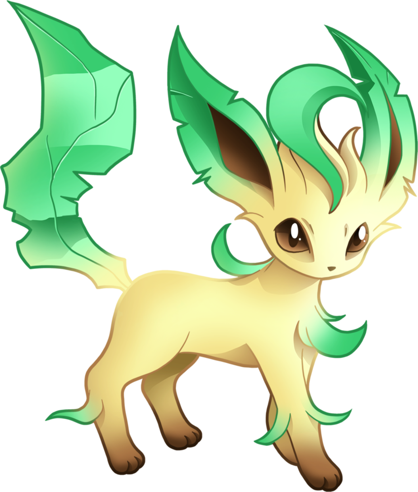 Shiny Leafeon By Artistaladdin-d97rvcy ] - Pokemon Leafeon (824x970)