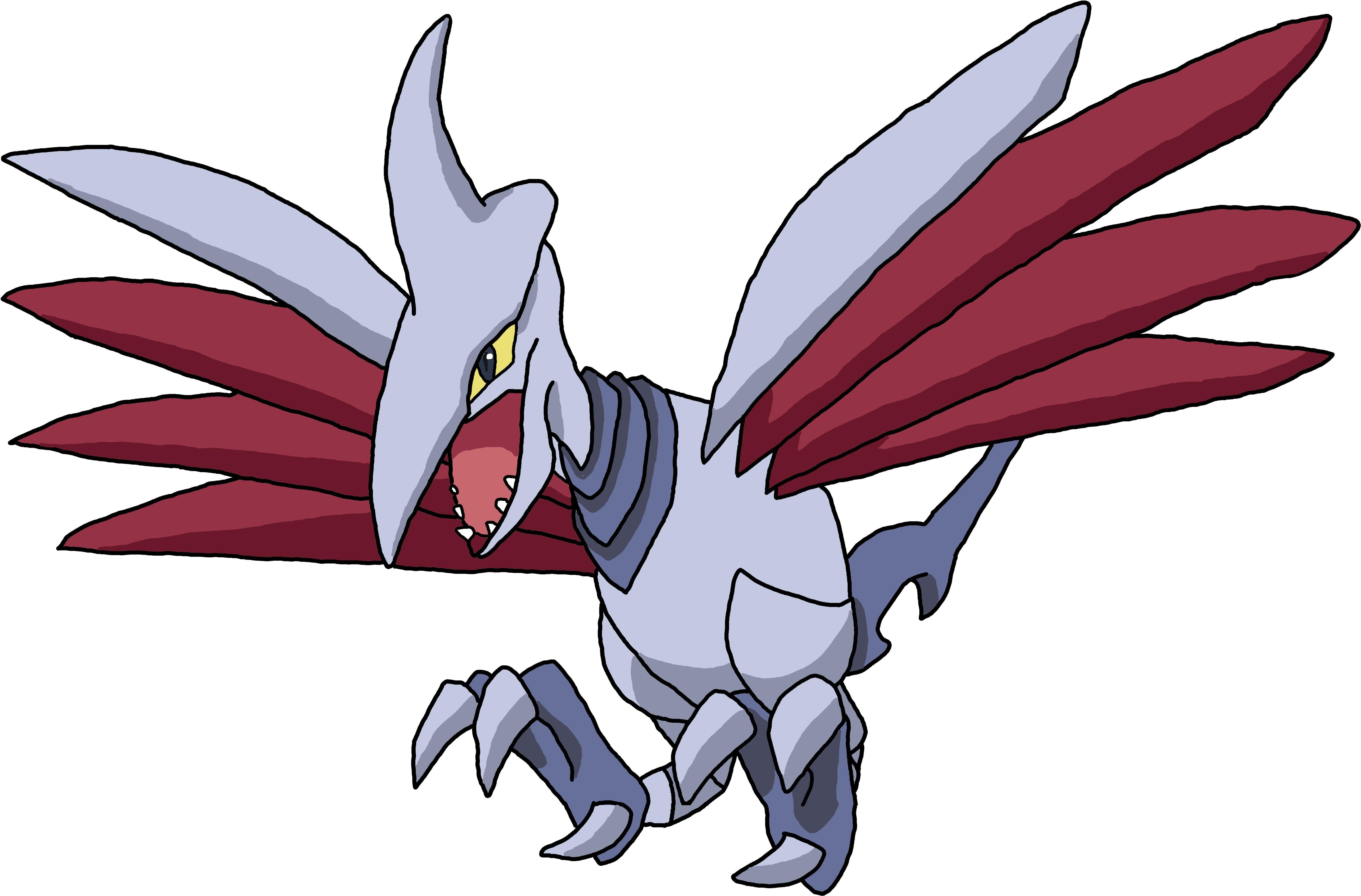 Honestly If I'm Gonna Have A Flying Type Pokemon I'm - Pokemon Skarmory Png (5000x3500)