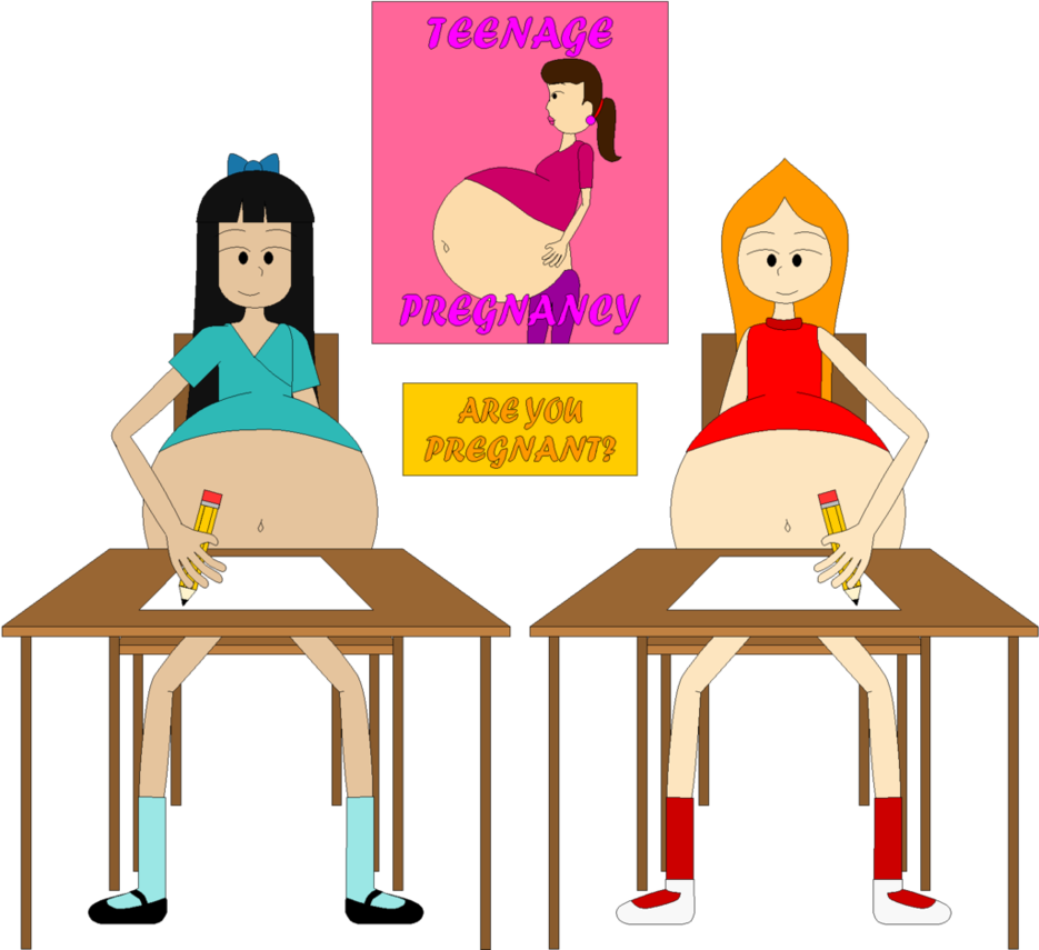 Back To The School By Angry-signs - Pregnant School Deviantart (935x855)