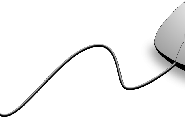 Pc Mouse Clipart Computer Cable - Computer Mouse (640x480)