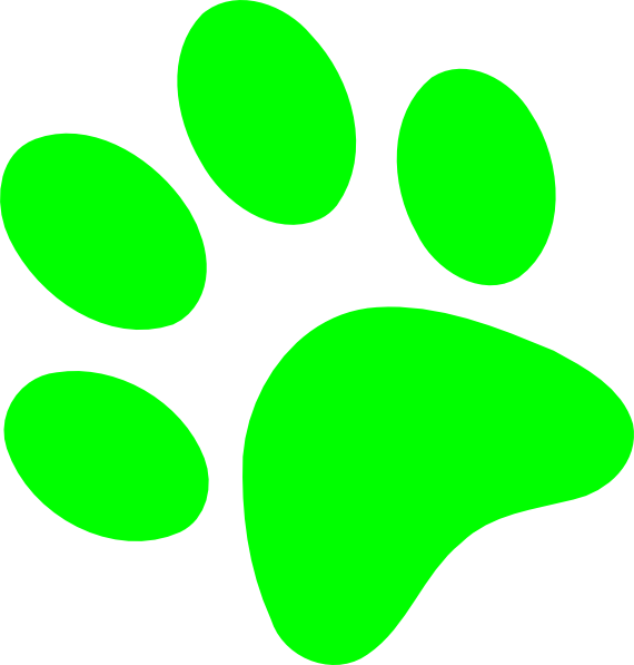 Dog Paw Logo Green (570x597)