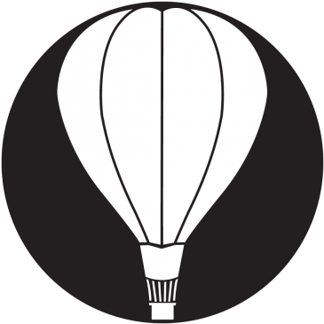 Hot Air Balloon Metal Gobo - Glass (400x400)
