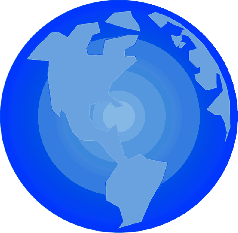 Earth, Global, Globe, Planet, World, Continents - Clip Art (800x782)