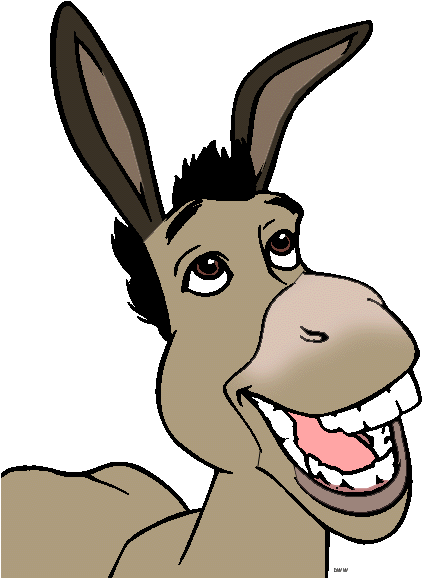 Shrek Clip Art Cartoon Clip Art - Donkey From Shrek Cartoon (422x584)