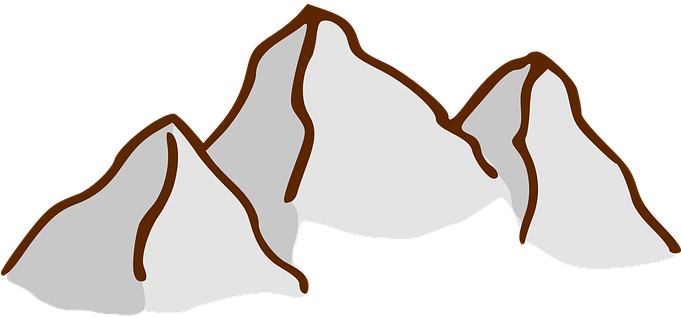 Mountain Mountain Range Peak Rock Rocky Ma - Mountain Map Symbol (680x340)