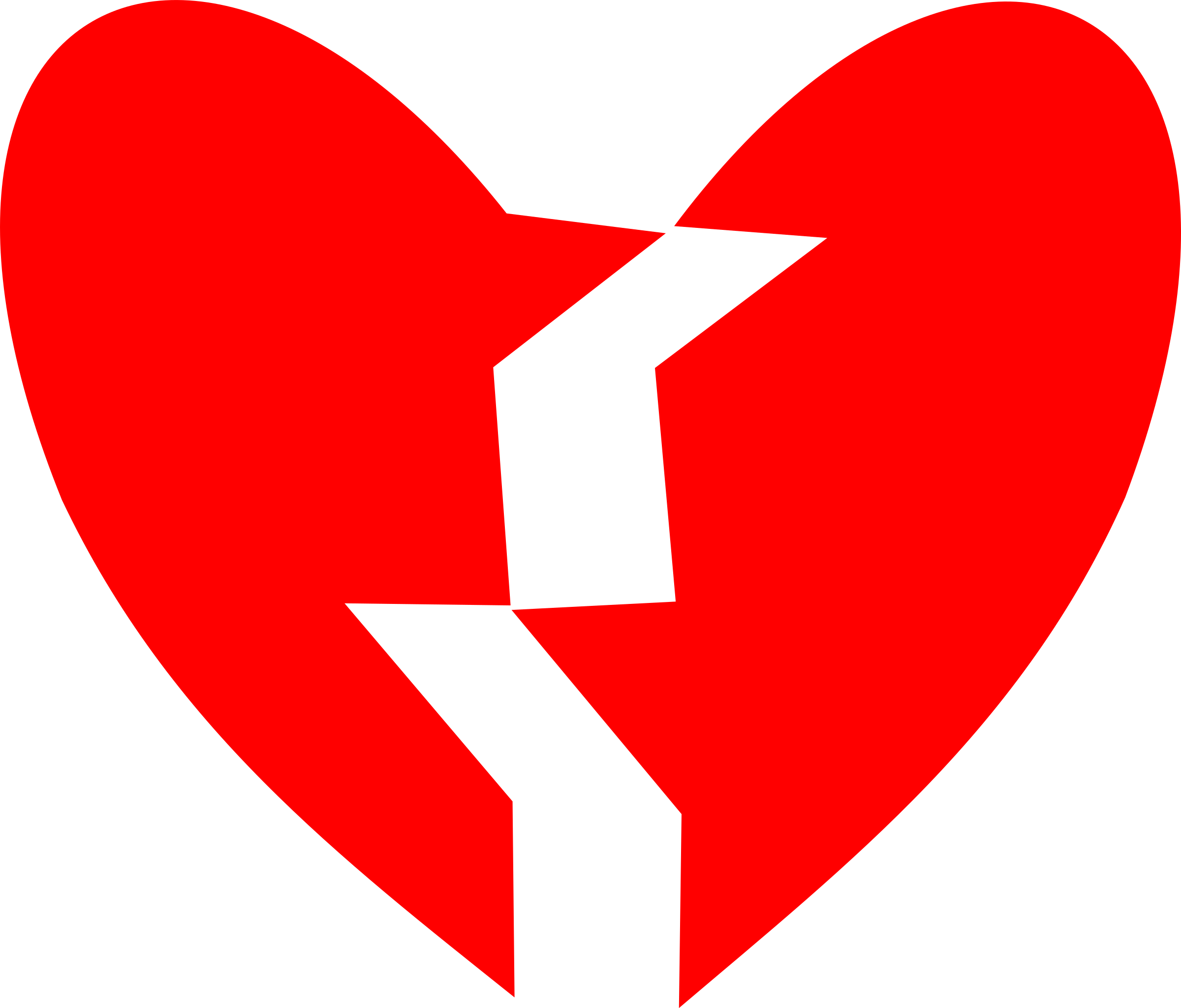 Big Image - Broken Heart Png (2400x2048)