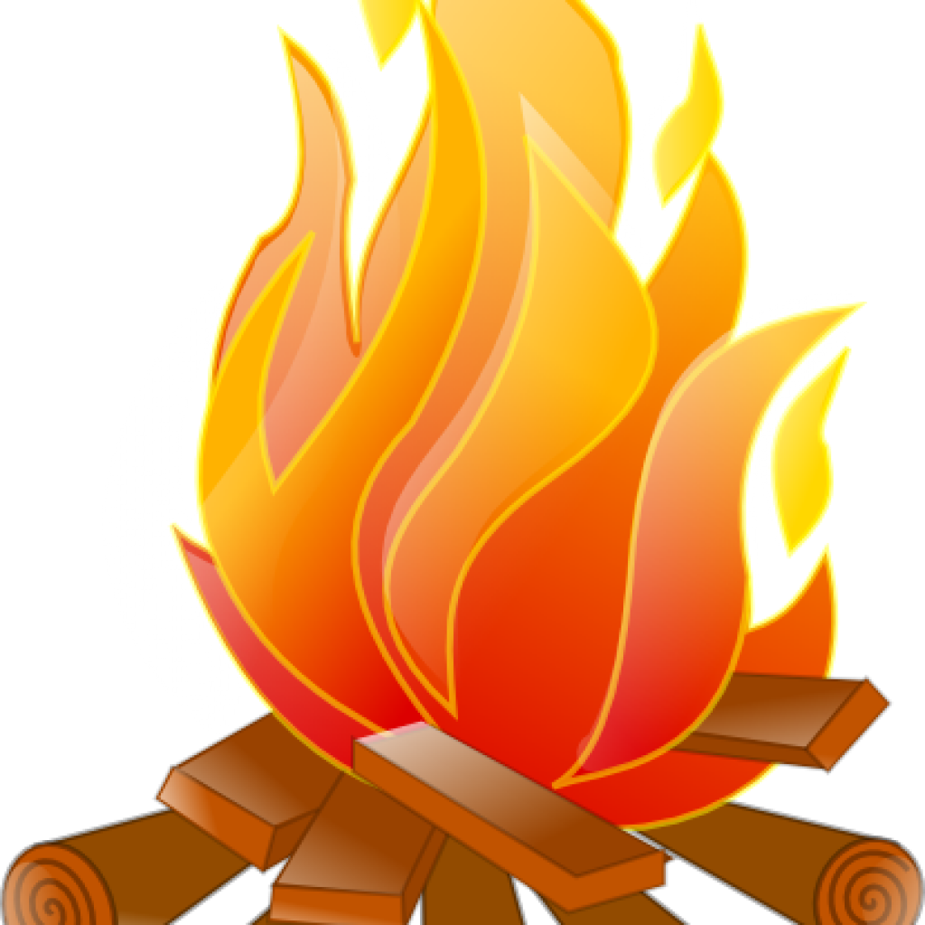 Camp Fire Clip Art Campfire Clip Art Campfire No Shadow - Campfire Clipart (1024x1024)