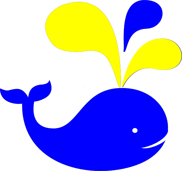 Clipart Blue And Yellow (600x566)