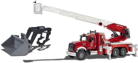 Bruder 02821 - Mack Granite Fire Truck With Water Pump (601x223)
