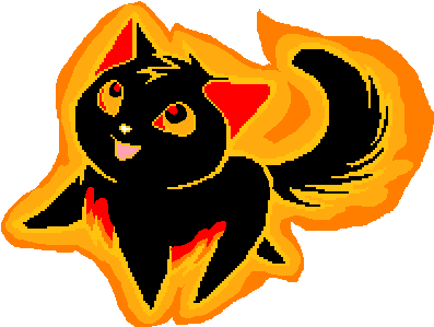 Fire Cat Adoptie Closed By Sophiarees - Cartoon (510x407)