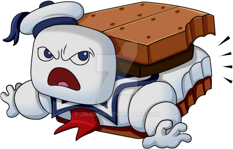 Pin Smores Clip Art - Ghostbusters Stay Puft Smore's (800x517)