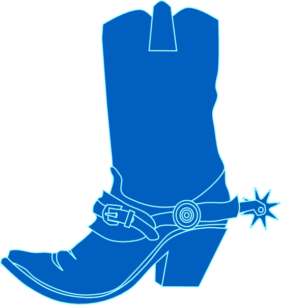 Blue Boot Clip Art (1178x1280)