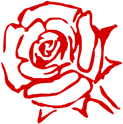 Rose Sketch - Clip Art (496x500)