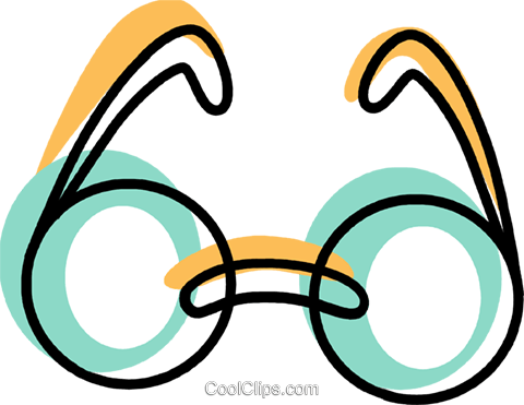 Glasses And Eyeglasses Royalty Free Vector Clip Art - Eyeglasses (480x371)
