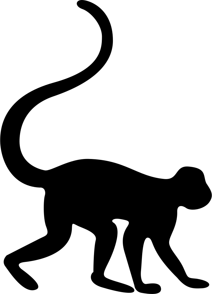 Png File - Zoo Animal Silhouette Clip Art (708x980)