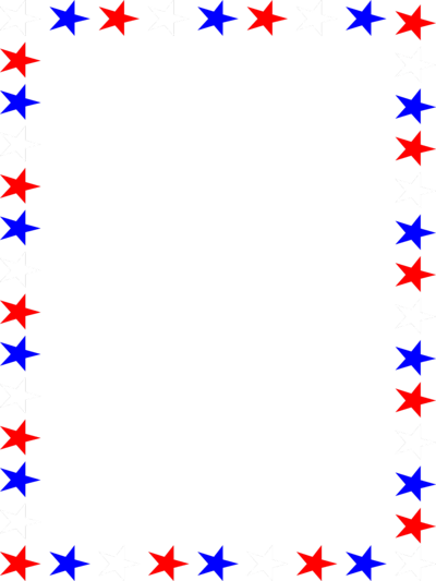 July 4 Clipart - Fathers Day Card Border (400x533)