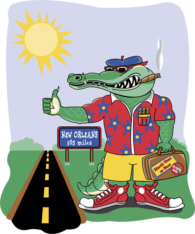 Lustige New- Orleansuntersetzer Getränkeuntersetzer (626x750)