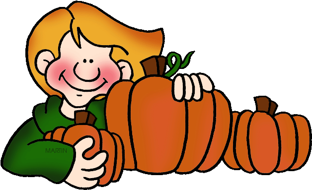 Halloween Clip Art By Phillip - Phillip Martin Clip Art Fall (648x407)