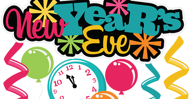 Ring In The Noon Year Clipart Collection - New Years Eve Clipart (648x340)