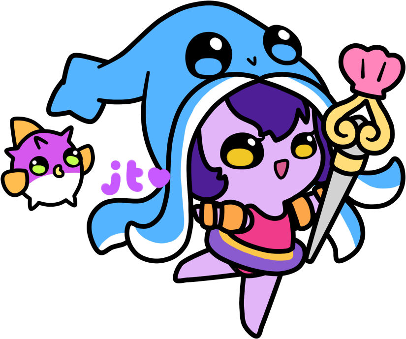 Pool Party Lulu By Xnekorux - Pool Party Lulu Chibi (900x818)