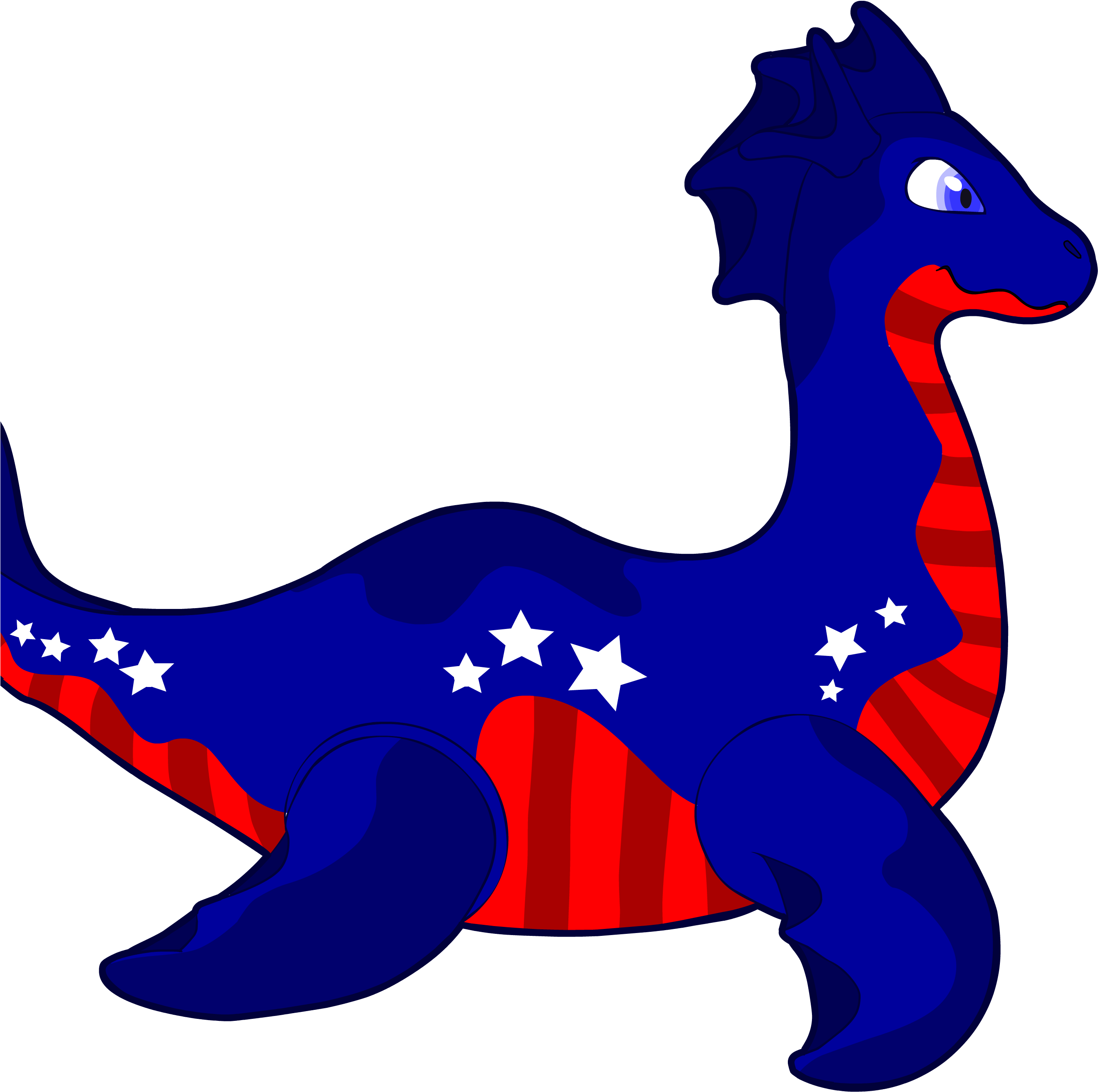 The Pool Party - Animal Figure (2711x2711)