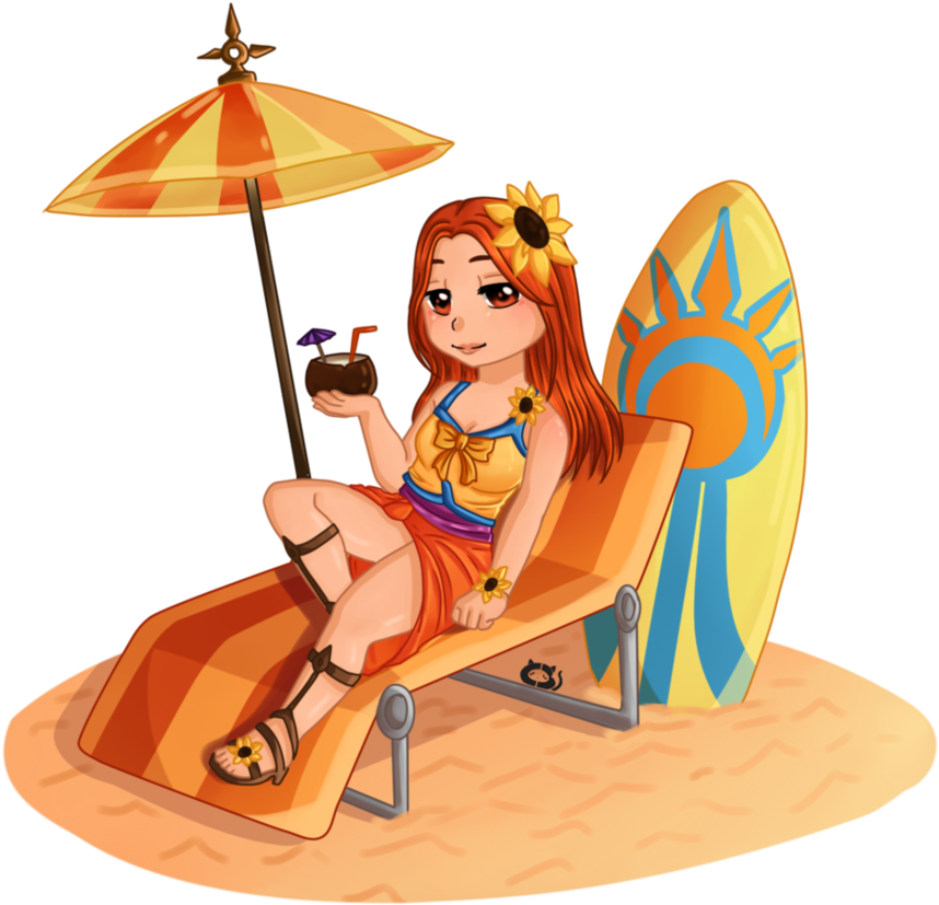 Pool Party Leona By Cera-miaw - Child Carousel (930x860)