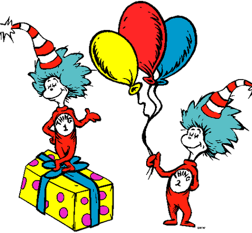 Seuss Birthday Celebration - Seuss Birthday Celebration (600x555)