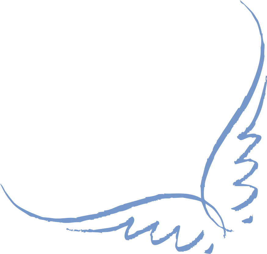 Angel Clipart Memorial - Holy Angels Residential Facility Shreveport La Logo (875x831)