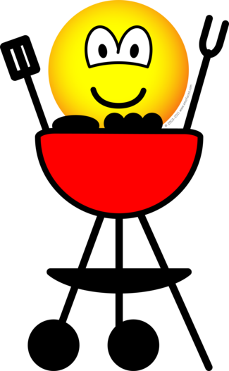 Bbq Emoticon - Barbeque Emoticon (325x527)