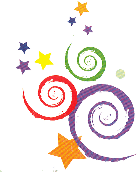 Talent Clipart - Orange Swirl (526x599)