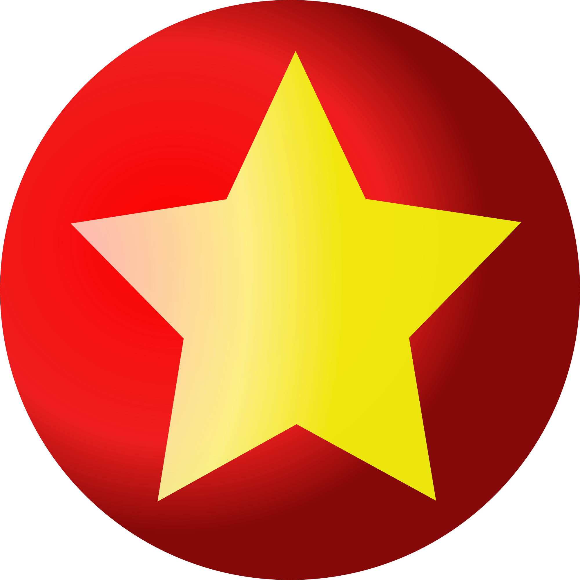 Red Star Transparent Background - Award (2000x2000)