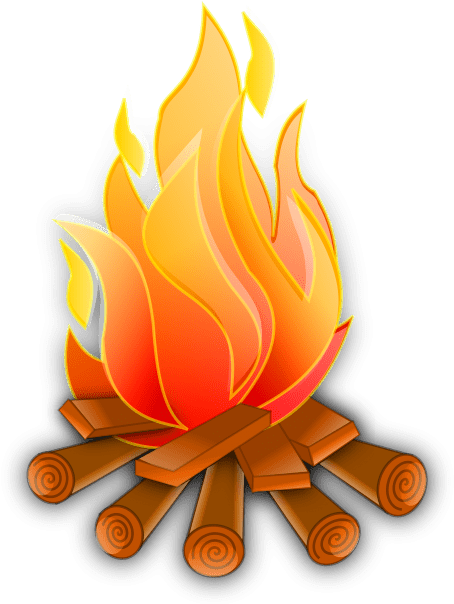Free Png Campfire Vector Png Images Transparent - Fire Clipart (480x618)