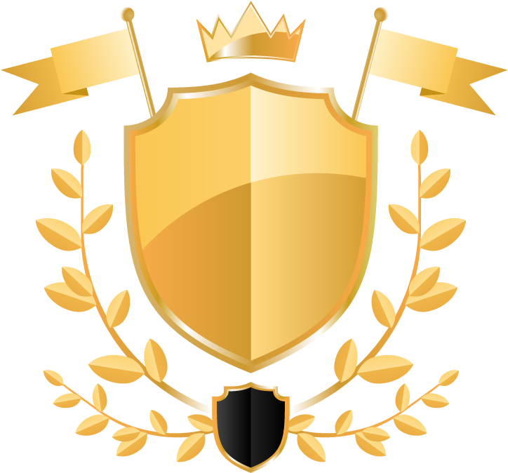 Euclidean Vector Crown Adobe Illustrator - Escudo Golden Png (800x800)