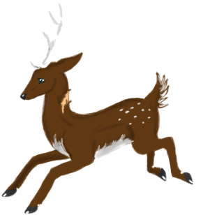 Thank You Kaoori For This Drawing Natali Looks Beautiful - Reindeer (400x400)