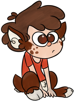 The Small Deer Child - Dipper Pines (500x468)