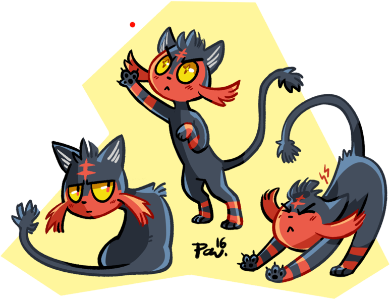 Image - The Fire Cat (800x607)