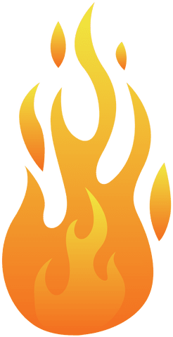 Ilustração Da Chama Dos Desenhos Animados Do Fogo Transparent - Fire Cartoon Png (512x512)