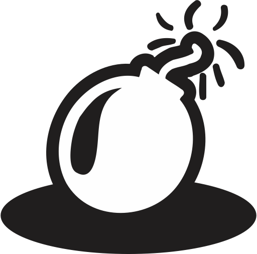Download Png File 512 X - Boom White Icon (512x506)