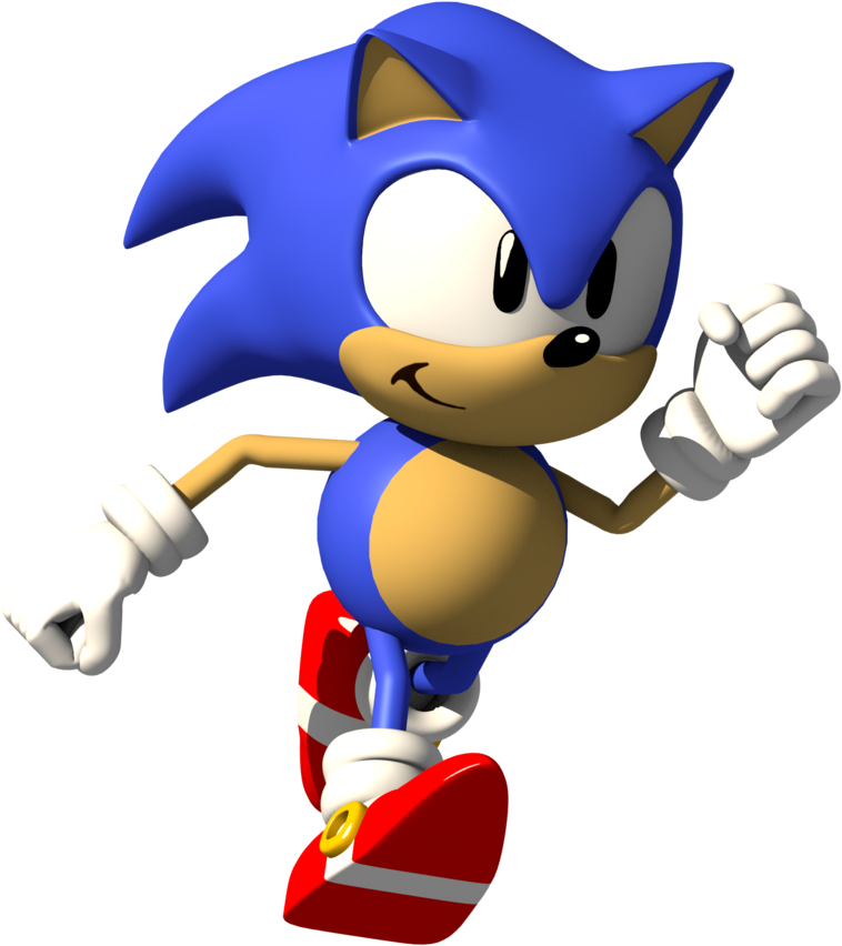 Sonic 3d Blast Running Remake By Bantranic - Sonic 3d Blast Model (894x894)