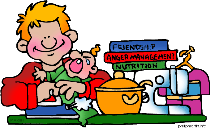Free Family And Friends Clip Art By Phillip Martin, - Family & Consumer Science (711x438)