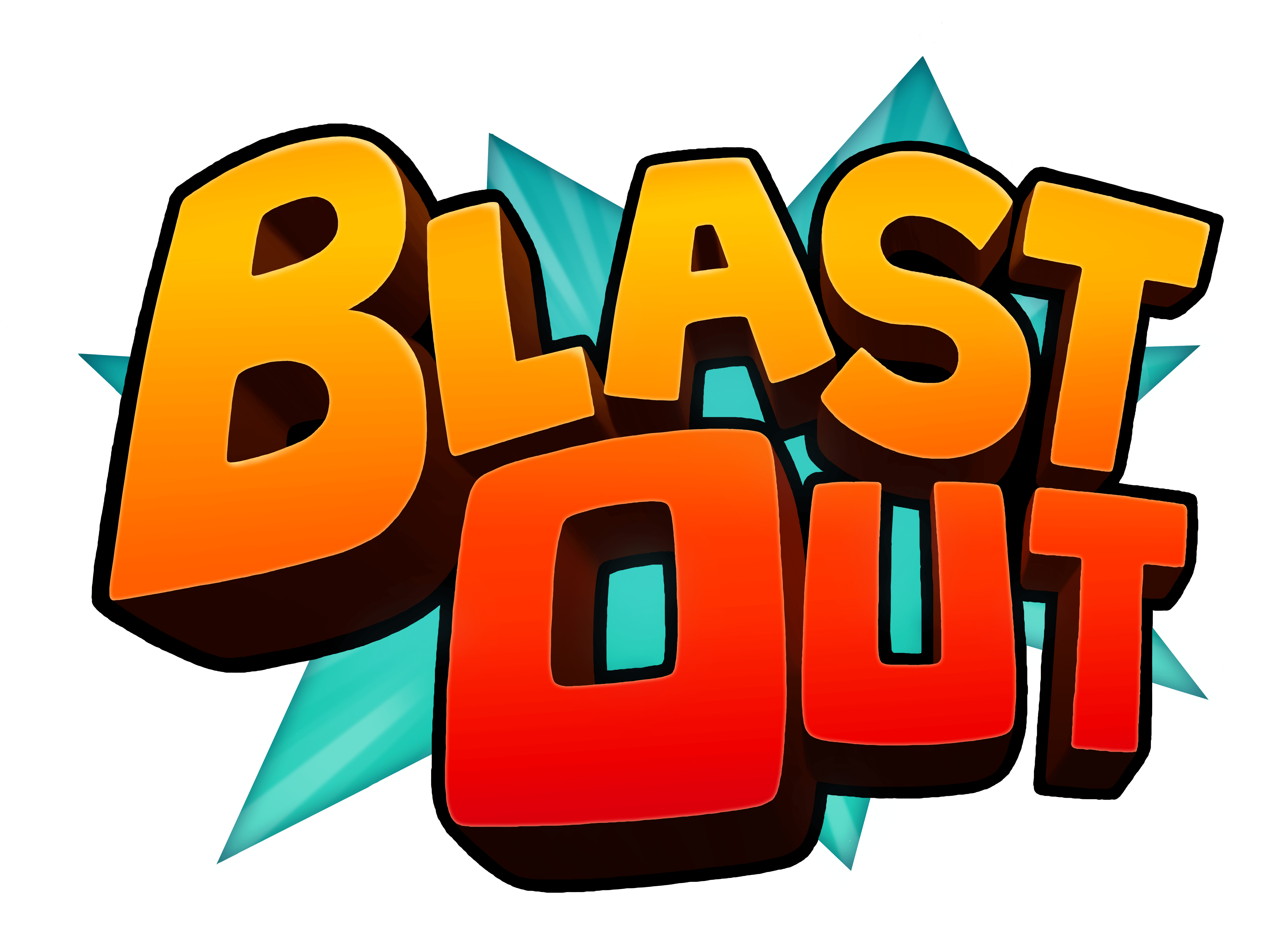 Player Vs Player Battle-arena Brawler Blast Out Announces - Graphic Design (4296x3230)
