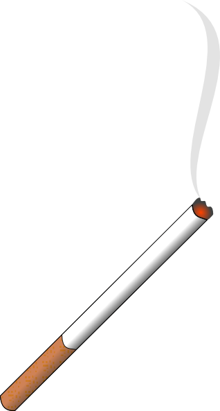 Cigarette Color Smoke Png (318x593)