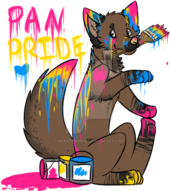 Pan Pride By Monstermeds - Digital Art (600x661)