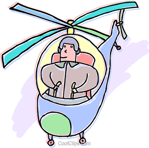 Person Flying A Helicopter Royalty Free Vector Clip - Clip Art (480x476)