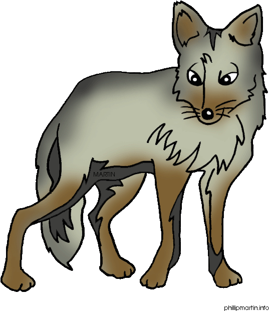Coyote Clip Art - Coyote (575x648)