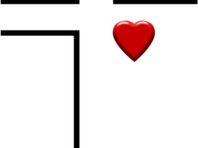 Cross Cross Cliparts - Heart (640x480)