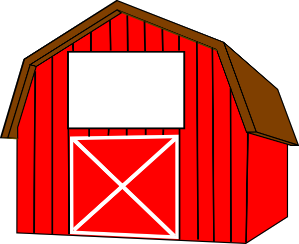 Red White Barn Clip Art At Clker Com Vector Clip Art - Clip Art (600x490)