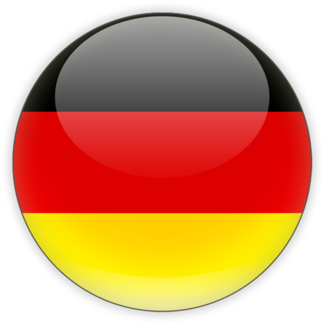 Germany Flag Png Clipart - Bandera Circular Alemania Png (640x480)