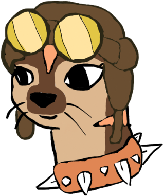 Animal Jam Otter By Spirit-claw - Cartoon (1024x452)